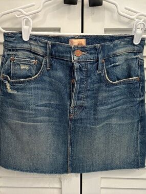 MOTHER Denim Mini Skirt